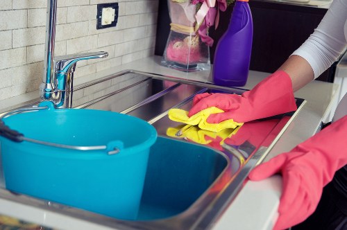Local cleaner servicing a flat in Swiss Cottage