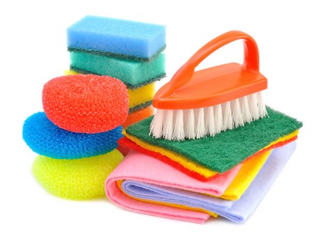 Safe and organized carpet cleaning workspace with tidy equipment